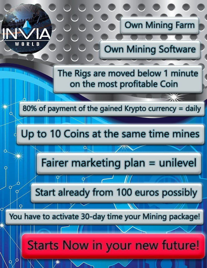 invia crypto mining